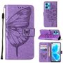 Mobigear Butterfly Housse Realme 9 Pro Plus Etui Porte-Monnaie - Violet