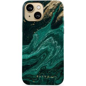 Burga Tough Coque iPhone 13 Coque arrière Rigide Anti-Chocs - Emerald Pool