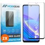 Mobigear Premium TCL 40 SE Verre trempé Protection d'écran - Compatible Coque - Noir (Lot de 2)