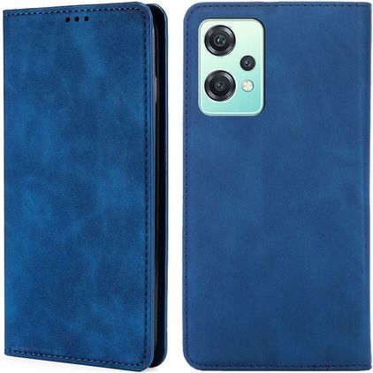 Mobigear Retro Slim Housse Realme 9 5G Etui Porte-Monnaie - Bleu