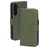 Mobiparts Housse Samsung Galaxy A35 Etui en Cuir Véritable Porte-Monnaie - Vert
