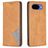 Mobigear Rhombus Slim Housse Google Pixel 10a Etui - Cognac