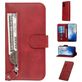 Mobigear Zipper Housse Samsung Galaxy S20 Etui Porte-Monnaie - Rouge