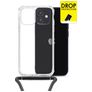 My Style Loop Transparent iPhone 12 Mini TPU souple Coque avec cordon - Transparent