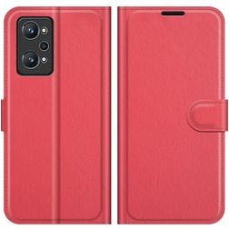 Mobigear Classic Housse Realme GT Neo2 Etui Porte-Monnaie - Rouge