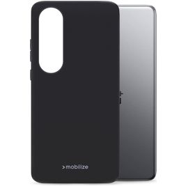 Mobilize Rubber Gelly Coque OnePlus Nord CE 4 Lite Coque arrière en TPU Souple - Noir