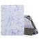 Mobigear Tri-Fold Marble Coque iPad 5 (2017) Etui + Porte-crayon - Violet