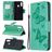 Mobigear Butterfly Housse Samsung Galaxy A20s Etui Porte-Monnaie - Turquoise