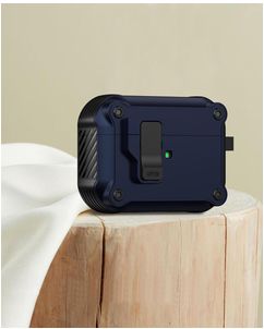 Mobigear Armor Clip Coque Apple AirPods Pro 3 - Bleu