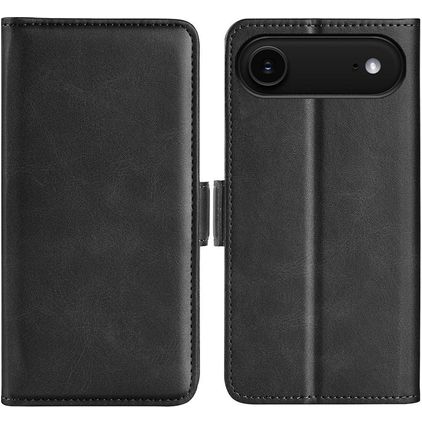 Mobigear Slim Magnet iPhone Air Étui Portefeuille - Noir