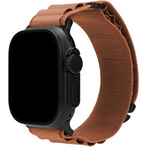 Mobilize Alpine Bracelet Nylon Apple Watch Fermeture boucle ardillon - 49/46/45/44 mm - Terracotta