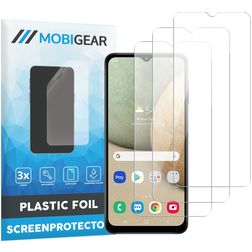 Mobigear Samsung Galaxy A12 Protection d'écran Film - Compatible coque (Lot de 3)