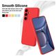 Mobigear Rubber Touch Coque Samsung Galaxy S25 FE Coque arrière en Silicone - Rouge