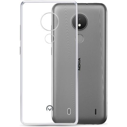 Mobilize Gelly Coque Transparente Nokia C21 Coque arrière en TPU Souple - Transparent