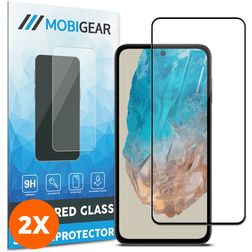 Mobigear Premium Samsung Galaxy M35 Verre trempé Protection d'écran - Compatible Coque (Lot de 2)