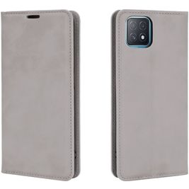 Mobigear Retro Slim Housse OPPO A73 5G Etui Porte-Monnaie - Gris