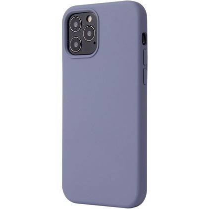 Mobigear Rubber Touch Coque iPhone 12 Pro Max Coque arrière en Silicone - Lavande
