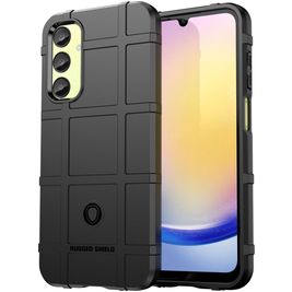 Mobigear Rugged Shield Coque Samsung Galaxy A55 Coque arrière en TPU Souple Anti-Chocs - Noir