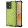 Mobigear Honeycomb Coque Realme C31 Coque arrière Rigide Anti-Chocs - Vert