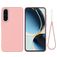 Mobigear Rubber Touch Coque Samsung Galaxy A37 Coque arrière en Silicone - Rose