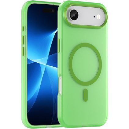 Mobigear Shockproof iPhone Air MagSafe Plastique rigide Coque arrière - Vert