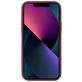 Mobiparts Coque iPhone 13 Coque arrière en Silicone - Plum Red