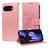Mobigear Flowers Housse Google Pixel 9a Etui Porte-Monnaie - Rose doré