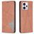 Mobigear Rhombus Slim Housse Motorola Moto G23 Etui - Marron