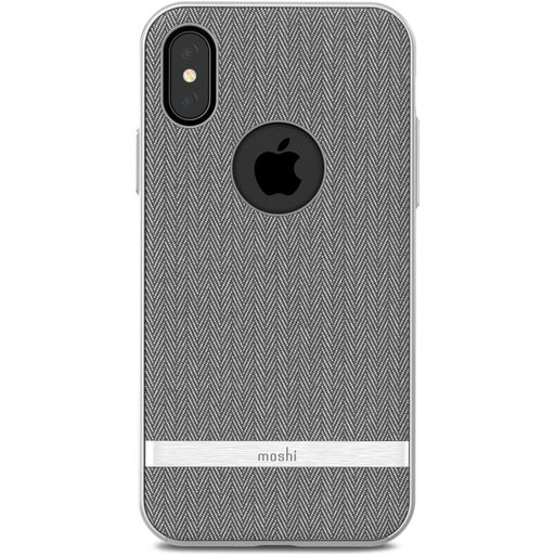 Moshi Vesta for iPhone X herringbone gray