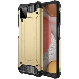 Mobigear Outdoor Coque Samsung Galaxy A12 Coque arrière Rigide Anti-Chocs - Or