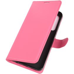 Mobigear Classic Housse HTC Desire 20 Pro Etui Porte-Monnaie - Magenta