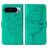 Mobigear Butterfly Google Pixel 9 Étui Portefeuille - Vert