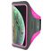 Mobiparts Comfort Fit Brassard Téléphone iPhone XS Brassard Coque de Sport en Neoprène - Neon Pink