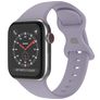 Mobigear Sport Dual Bracelet Silicone Apple Watch Fermeture à clou et passant - 49/46/45/44 mm - Lavender Grey