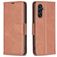 Mobigear Excellent Housse Samsung Galaxy A35 Etui Porte-Monnaie - Marron
