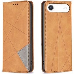 Mobigear Rhombus Slim Housse iPhone Air Etui - Cognac