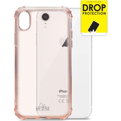 My Style Protective Flex Coque iPhone XR Coque arrière en TPU Souple Anti-Chocs - Soft Pink
