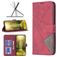 Mobigear Rhombus Housse Google Pixel 7a Etui Porte-Monnaie - Rouge