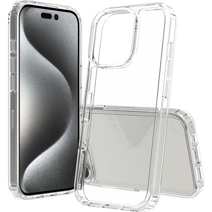 Mobigear Crystal Coque Transparente iPhone 16 Pro Coque arrière Rigide - Transparent