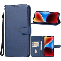 Mobigear Wallet Housse iPhone 15 Etui Porte-Monnaie - Bleu