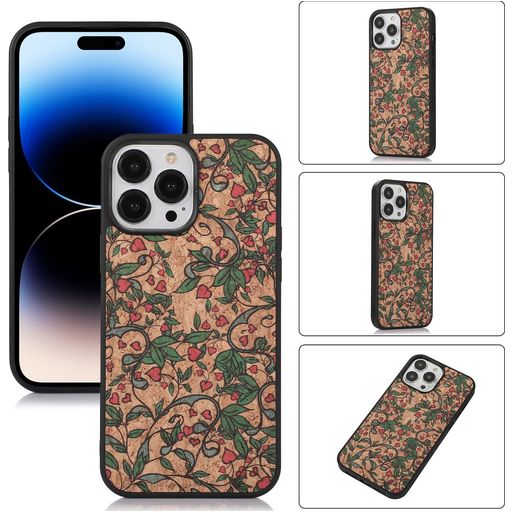 Mobigear Cork Coque iPhone 14 Pro Max Coque arrière en TPU Souple - Model 4