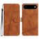 Mobigear Stitch iPhone Air Étui Portefeuille - Marron
