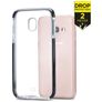 Mobilize Shatterproof Coque Samsung Galaxy A3 (2017) Coque arrière Rigide Anti-Chocs - Transparent / Noir