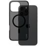 CARE by PanzerGlass Smokey iPhone 16 Pro Max MagSafe Plastique rigide Coque arrière - Transparent / Noir