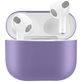 Mobigear Colors Coque Apple AirPods 3 Coque en Silicone Souple - Violet