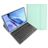 Mobigear Keys Coque iPad Air 4 (2020) Etui Clavier Bluetooth QWERTZ + Porte-crayon - Menthe