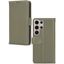 Mobilize Premium Gelly Wallet Housse Samsung Galaxy S24 Ultra Etui Porte-Monnaie - Vert