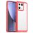 Mobigear Crystal Coque Xiaomi 13 Coque arrière Rigide - Transparent / Rouge