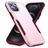 Mobigear Heavy Armor Coque iPhone 14 Pro Max Coque arrière Rigide Anti-Chocs - Rose / Violet