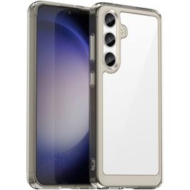 Mobigear Crystal Coque Samsung Galaxy S24 Coque arrière Rigide - Gris